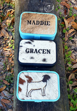 Load image into Gallery viewer, Custom Cowhide jewelry box (Small)
