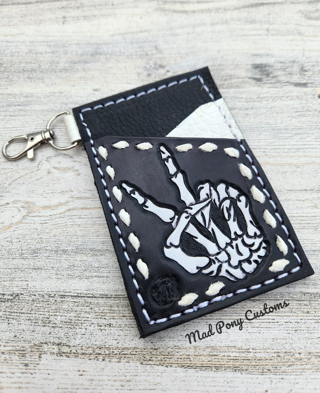 Skeleton hand cardholder