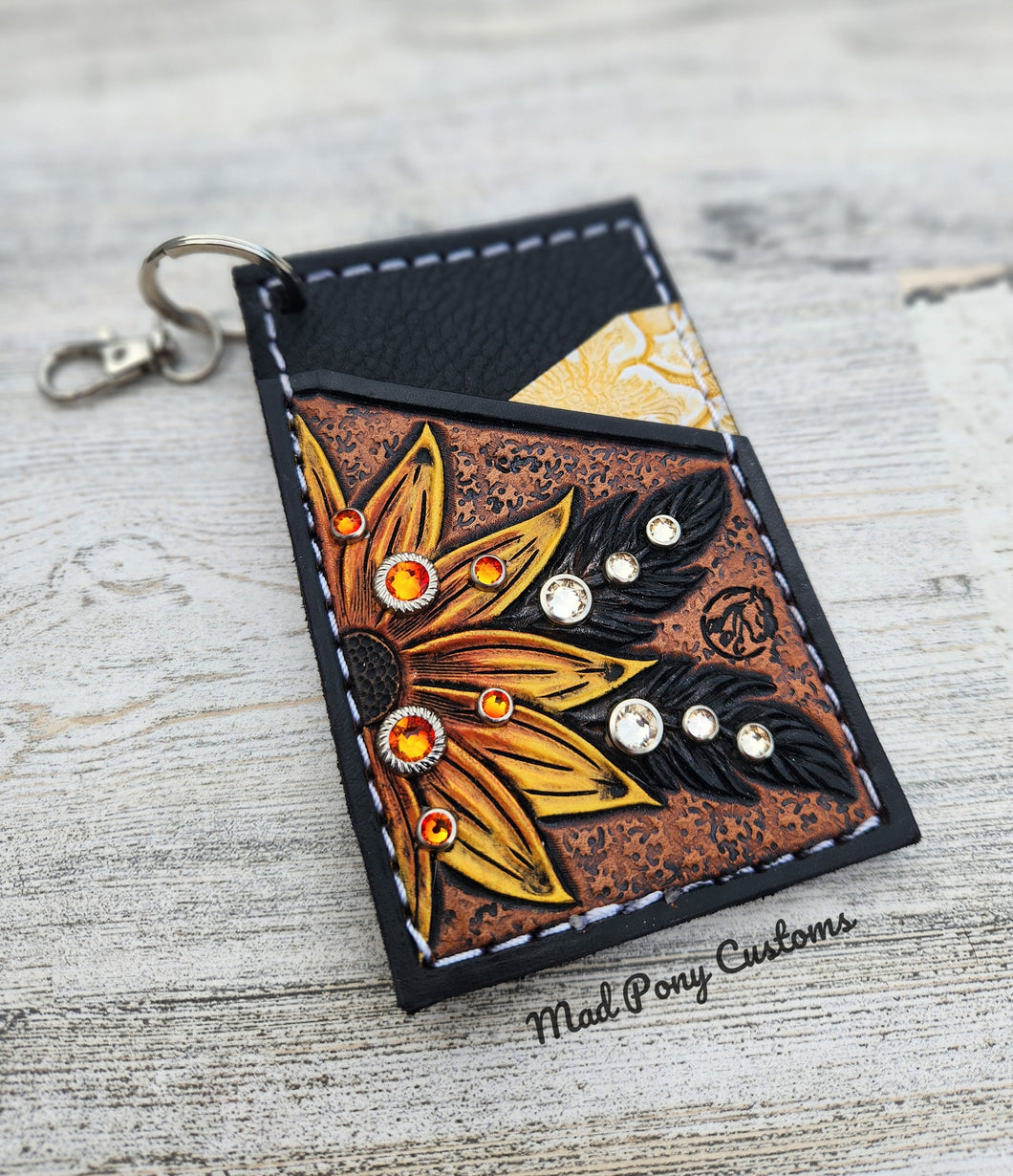 Sunflower card holder